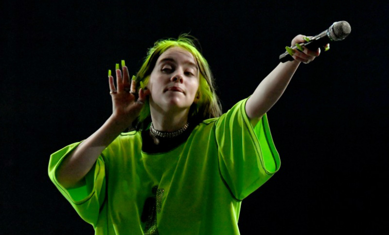 Billie Eilish es la artista más escuchada en lo que va del año en Spotify