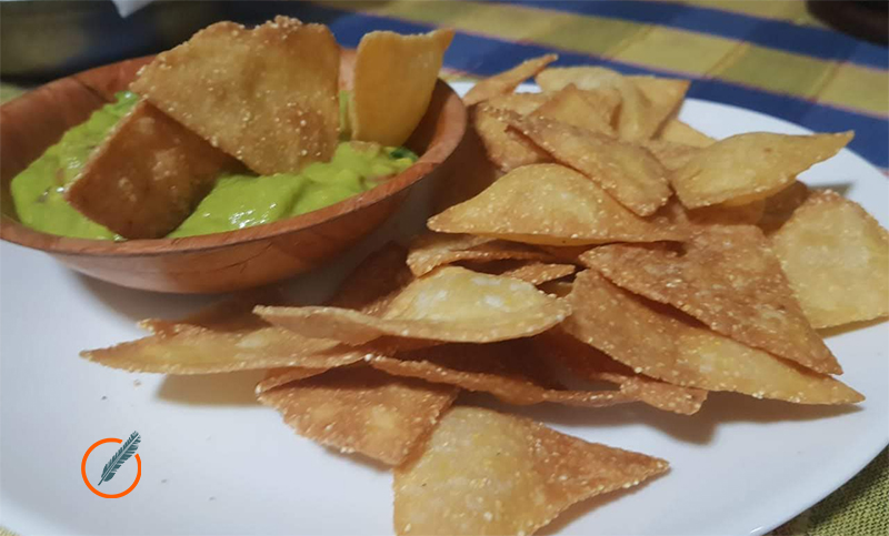 Masa para hacer nachos