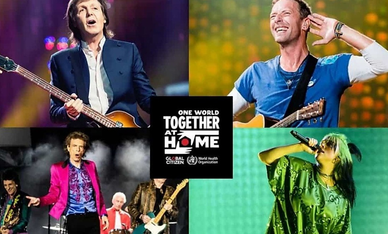 McCartney, Rolling Stones y Elton John engalanaron el «One World: Together at Home»