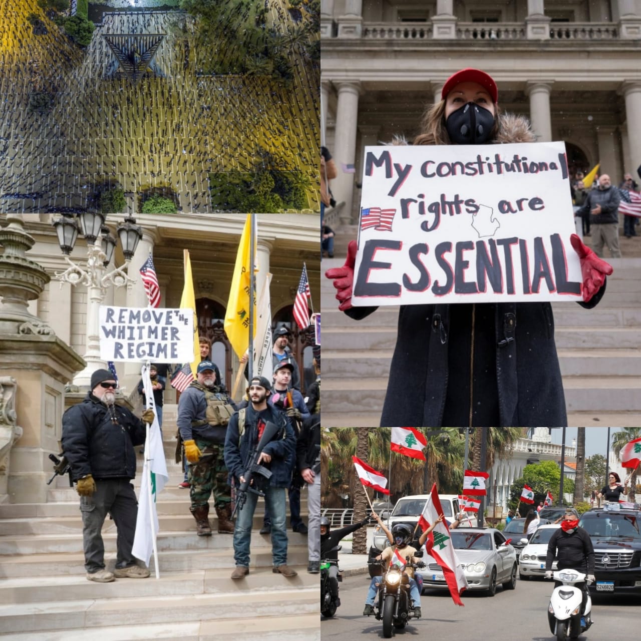 La resistencia: manifestaciones en varios países contra las medidas tomadas para detener al Covid-19