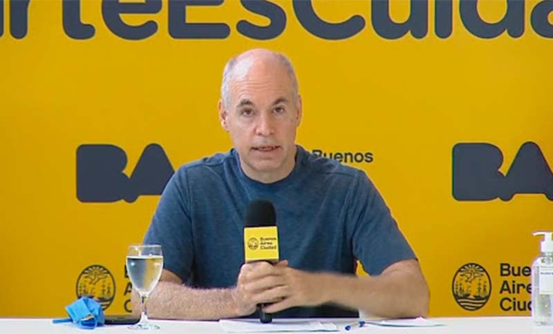 Rodríguez Larreta anunció rebaja salarial del 25% para funcionarios y dijo que las cuentas públicas de la Ciudad están en emergencia
