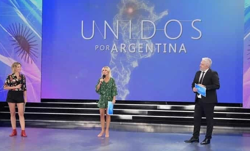 Inédito maratón de TV «Unidos por Argentina» reunió casi 88 millones de pesos contra la pandemia