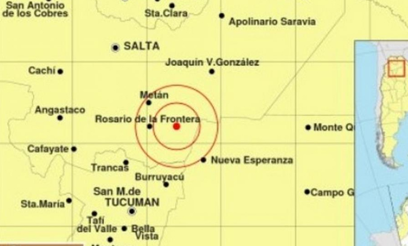 Un fuerte sismo se produjo en Salta y se sintió también en Tucumán