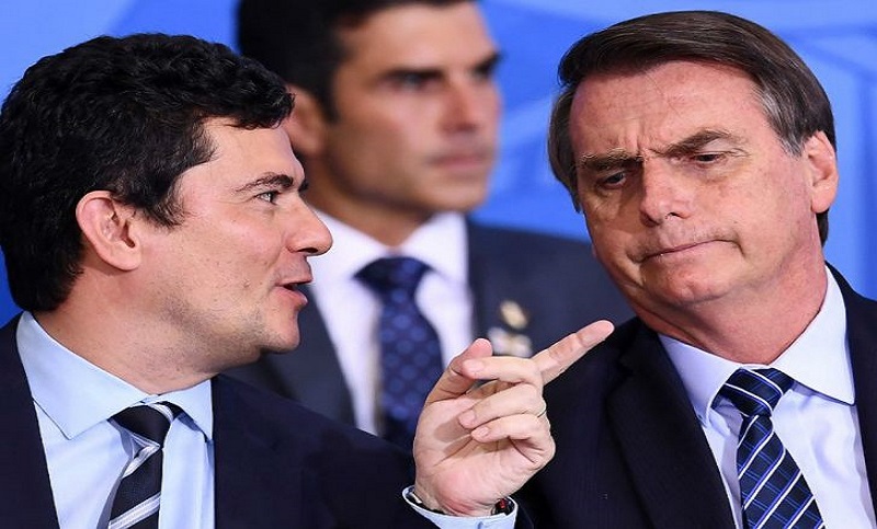 Moro entregó documentos y charlas por Whatsapp para delatar a Bolsonaro