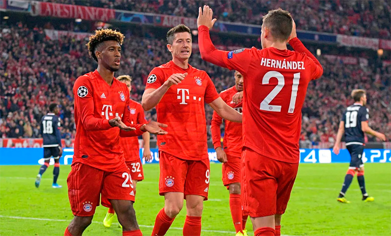 El líder Bayern Munich recibe al Dusseldorf en la Bundesliga