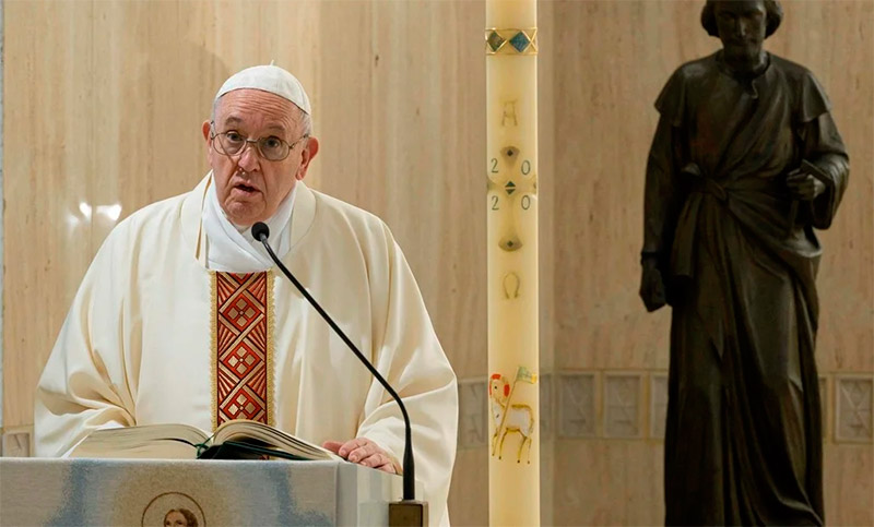El Papa Francisco pidió la unidad de los gobernantes para superar la pandemia