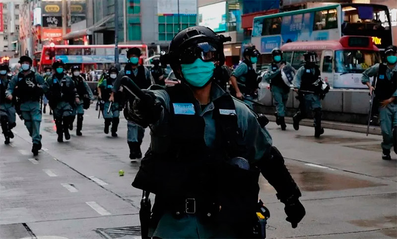Protestas, represión y detenciones masivas en Hong Kong