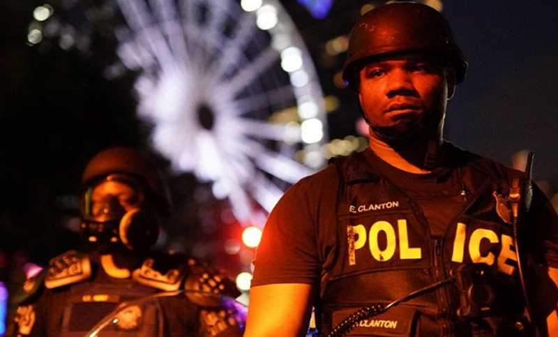 Huelga de la policía en la ciudad de Atlanta