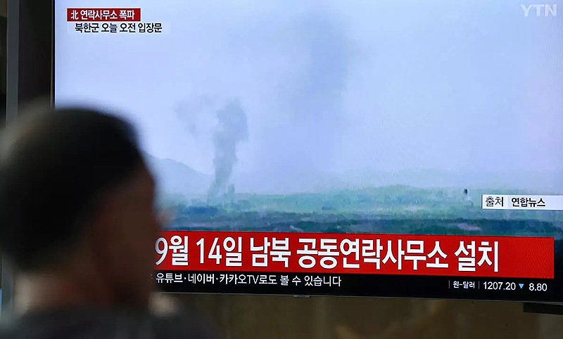 Corea del Norte demuele el edificio de enlace con el Sur y sube la tensión en la península