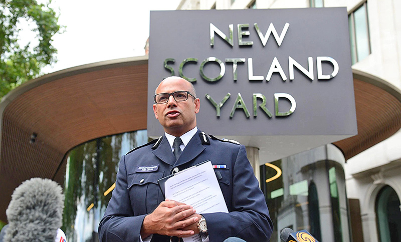 El número dos de la policía de Londres justificó el enojo de los manifestantes contra el racismo