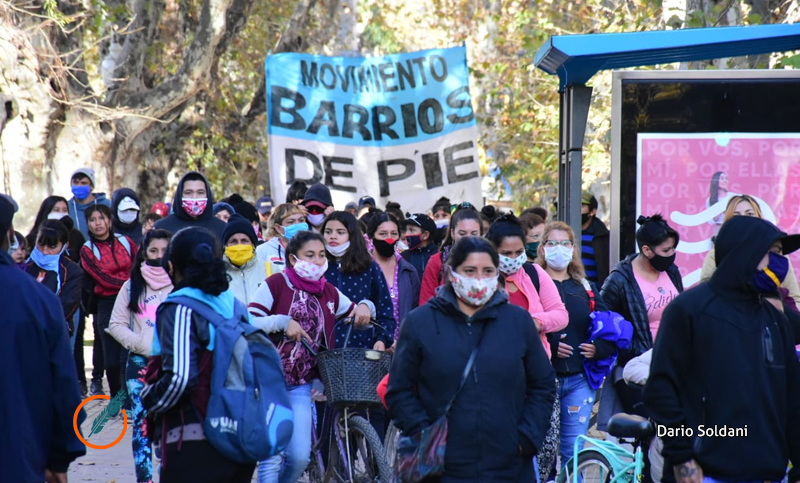 Movilización del Polo Obrero y el Frente de Organizaciones en Lucha: «Con hambre no hay cuarentena»