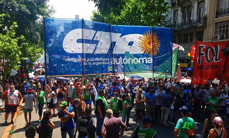 La CTA Autónoma reclamó un salario universal de 17 mil pesos