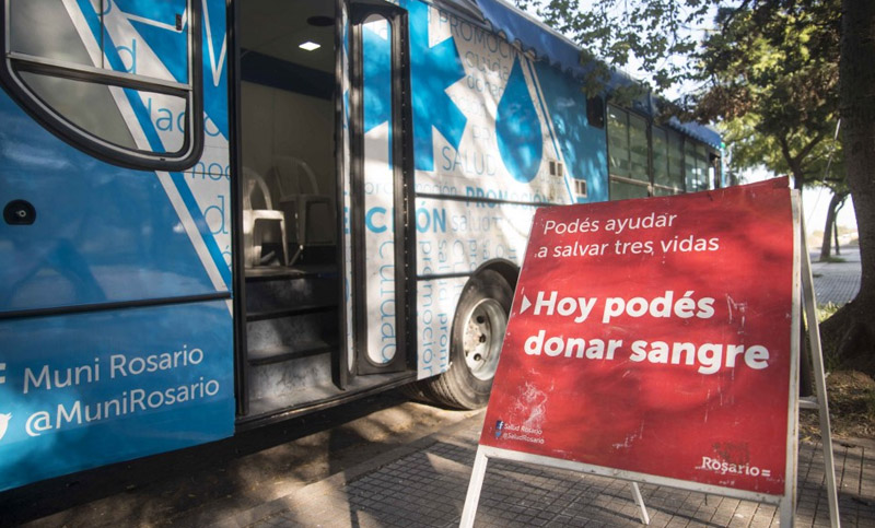 El Saludmóvil se traslada al Heca para una nueva jornada de donación de sangre