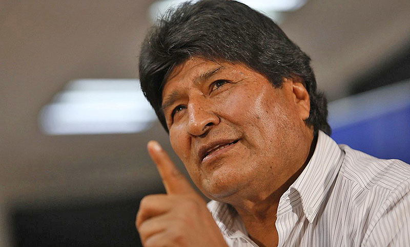 Evo Morales alertó sobre la presencia de francotiradores frente a dos ciudades bolivianas