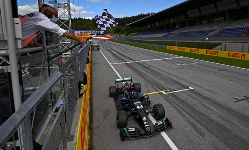 Lewis Hamilton se quedó con el Gran Premio de Estiria