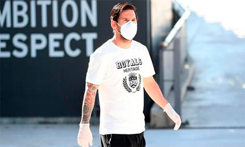 Messi se somete al test de coronavirus antes de volver a las prácticas