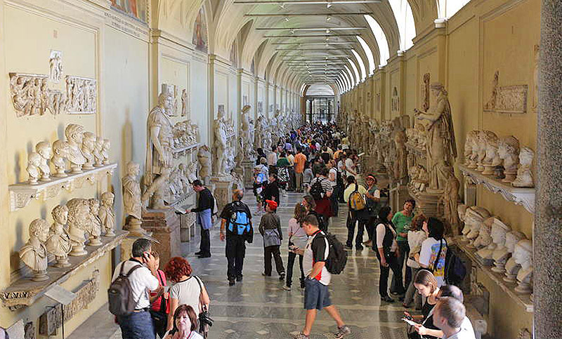 Desde su reapertura, los museos del Vaticano tuvieron el 10% de visitantes que antes de la pandemia
