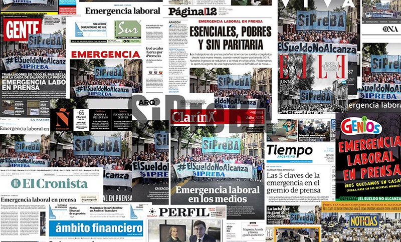 Periodistas de Buenos Aires reclaman y exigen paritarias