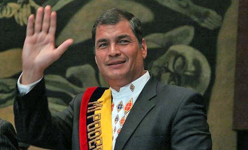 Rafael Correa anunció que será candidato a vicepresidente en las próximas elecciones ecuatorianas