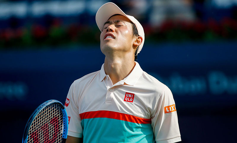 Nishikori dio positivo de coronavirus y no jugará en Cincinnati