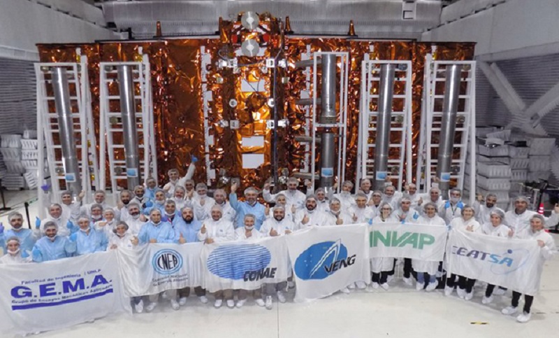 Argentina se prepara para el lanzamiento del satélite Saocom1B