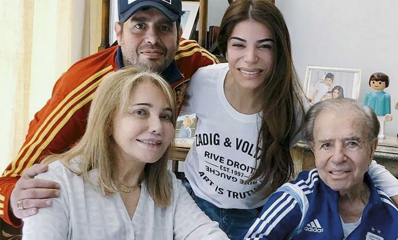 Contrajeron coronavirus la hija y la ex esposa de Carlos Menem