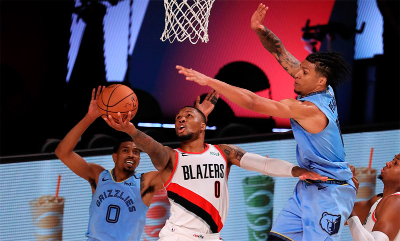 Portland y Memphis, enfrentados por la última plaza de los playoffs en la NBA