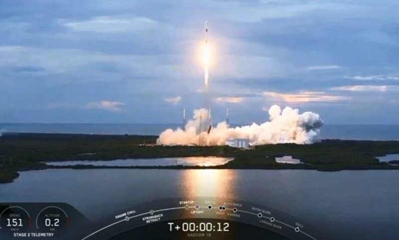 El satélite argentino Saocom1b se lanzó con éxito desde el Centro Espacial Kennedy en Cabo Cañaveral
