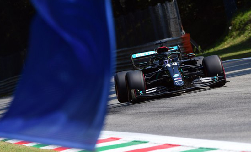 Hamilton lideró la segunda tanda de entrenamientos en Monza