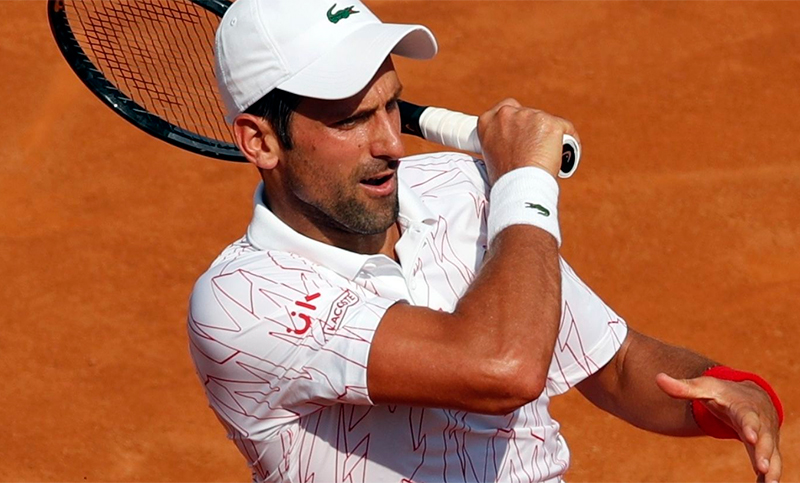El serbio Novak Djokovic avanzó a los cuartos de final en Roma