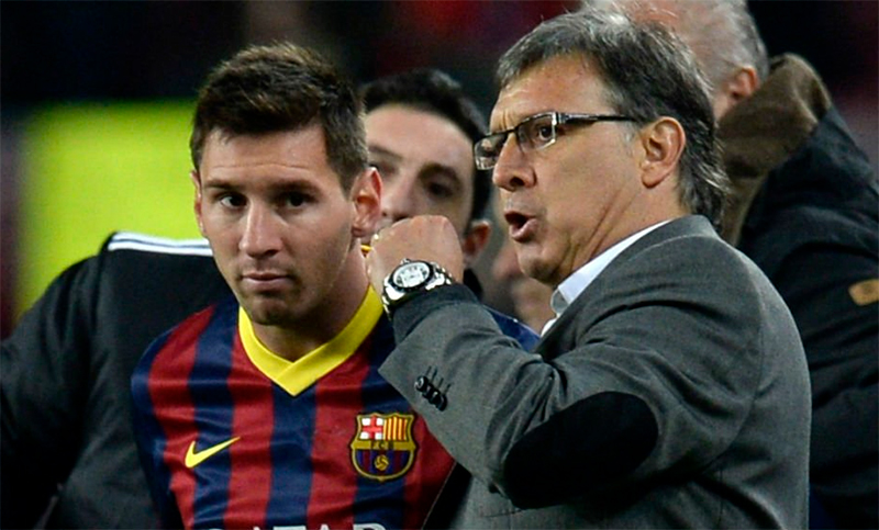 Un ex Barcelona reveló un insólito cruce entre Martino y Messi