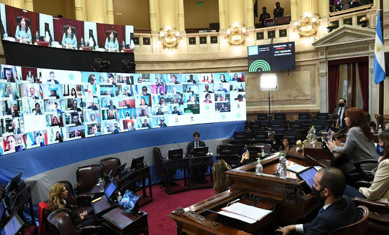 El Senado trata el decreto que declaró «servicios esenciales» a las telecomunicaciones