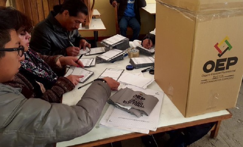 En Santa Fe votó el 80% del padrón en las elecciones a presidente de Bolivia