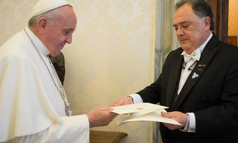 Eduardo Valdés: El Papa “es el referente moral de la humanidad”