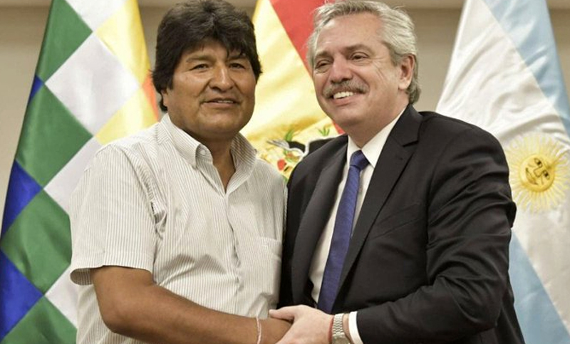 Evo Morales agradeció a Alberto Fernández y a López Obrador por salvarle la vida