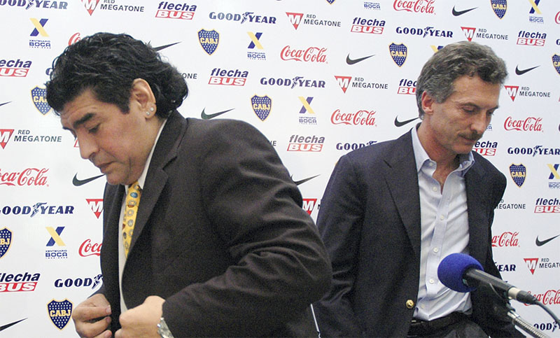 Maradona desmintió a Macri sobre su salida de Boca y calificó su gestión