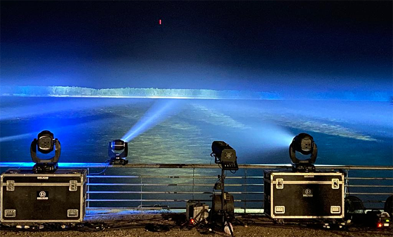 Fastuosa escena de luces en pleno río Paraná: ¿de qué se trató?