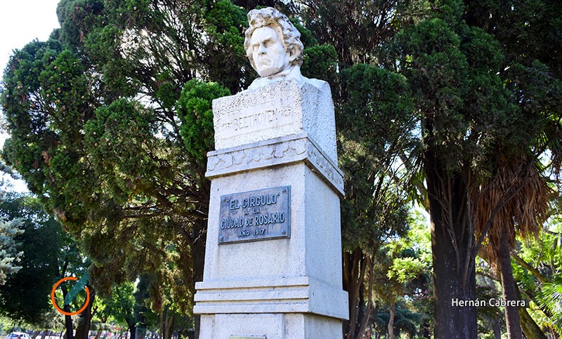 Beethoven en el Parque Independencia: un busto y la relación de Rosario con la música clásica