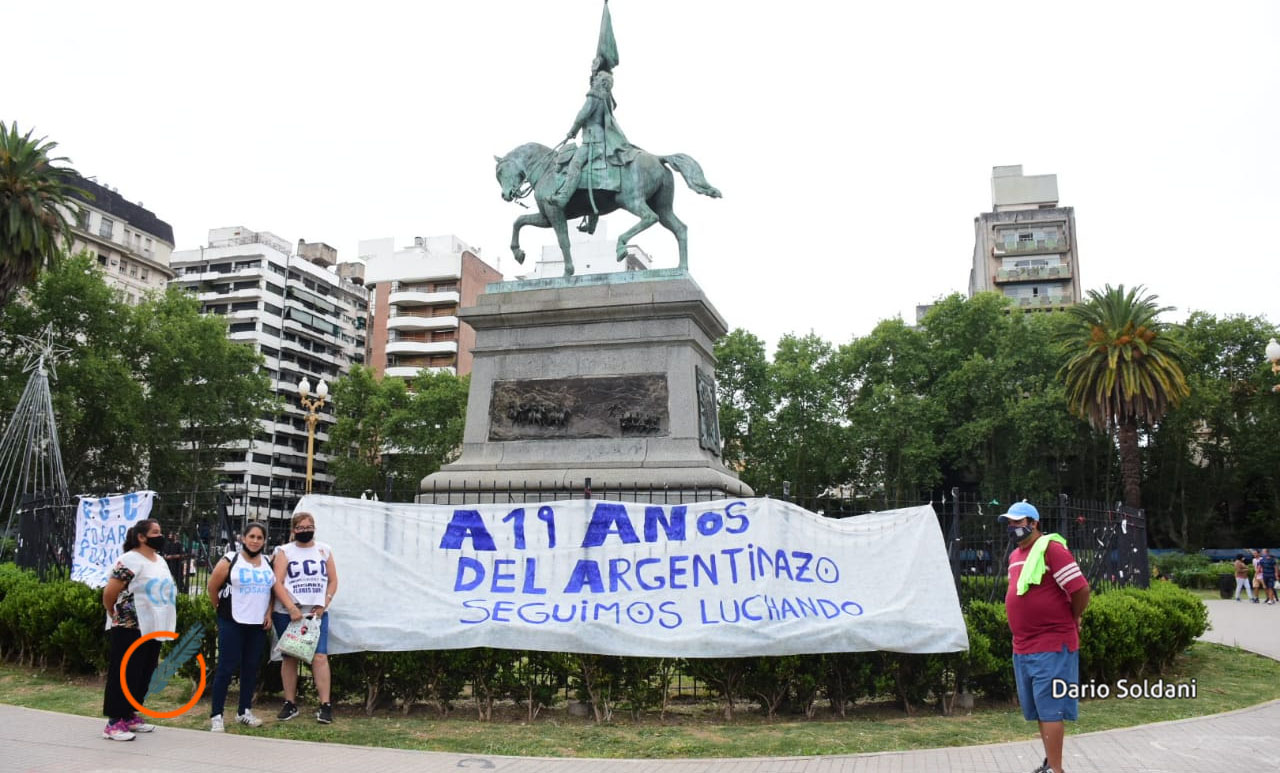 A 19 años del “Argentinazo”, la CCC realizó una nueva jornada de lucha