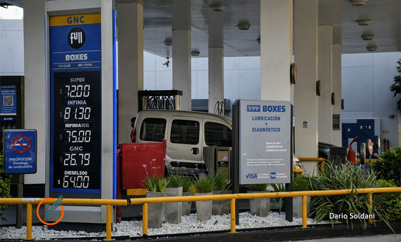 YPF aumentó los precios de sus combustibles 4,5% promedio en todo el país