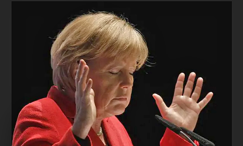 Merkel considera «problemática» la suspensión de la cuenta Twitter de Trump