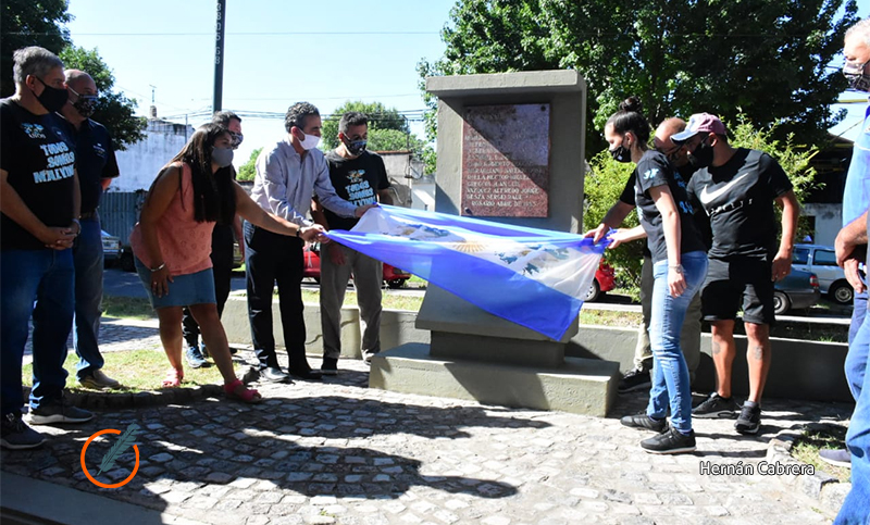 Reinauguraron la plazoleta 2 de Abril: «La memoria es decisiva para la vida de una ciudad»