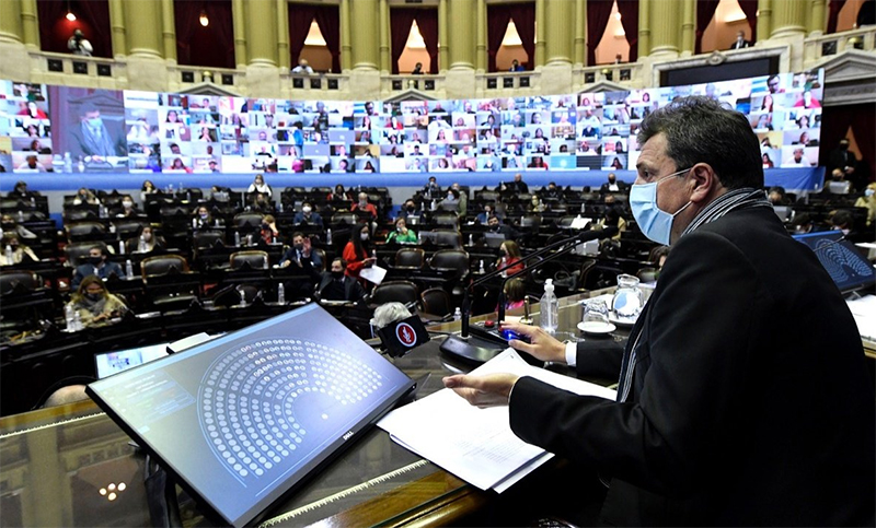 La Cámara de Diputados prorrogó el protocolo de sesiones mixtas