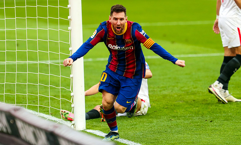 Messi volvió a convertir, Barcelona venció al Sevilla y quedó segundo