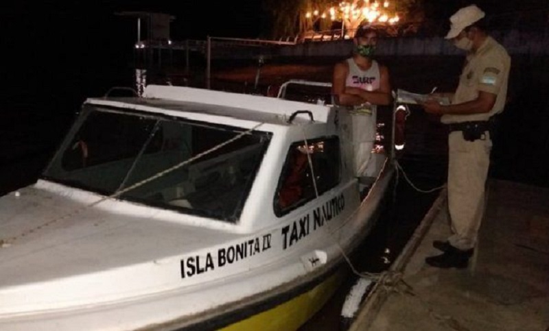 Secuestraron una lancha taxi que venía de las islas por exceso de pasajeros