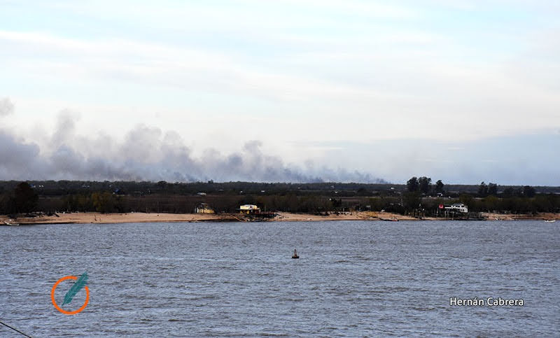 Reportan nuevos focos de incendios “intencionales” en las islas frente a Rosario