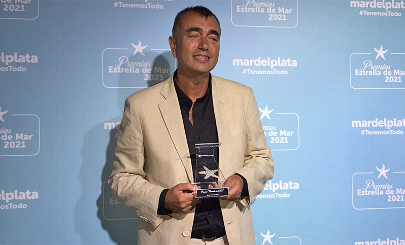 Omar Capacci ganó un premio Estrella de Mar por su labor en los Kiene Soneto