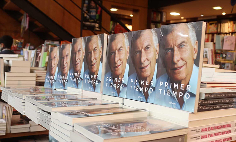 Macri presenta oficialmente su libro «Primer Tiempo»