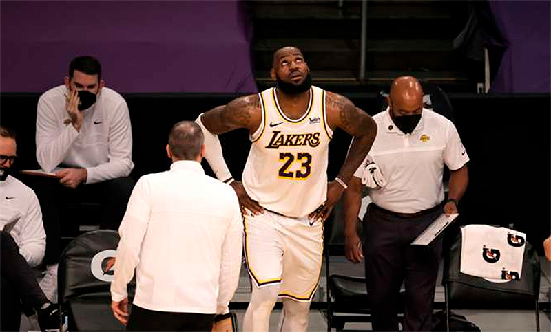 LeBron James es baja «indefinida» en Los Ángeles Lakers