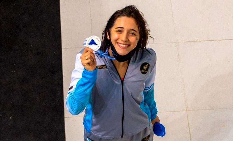 Delfina Pignatiello se quedó con la medalla de oro en el Sudamericano